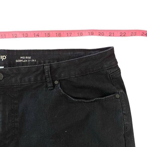 DIP reproach mid rise Bermuda shorts plus size 24W black - Picture 3 of 7